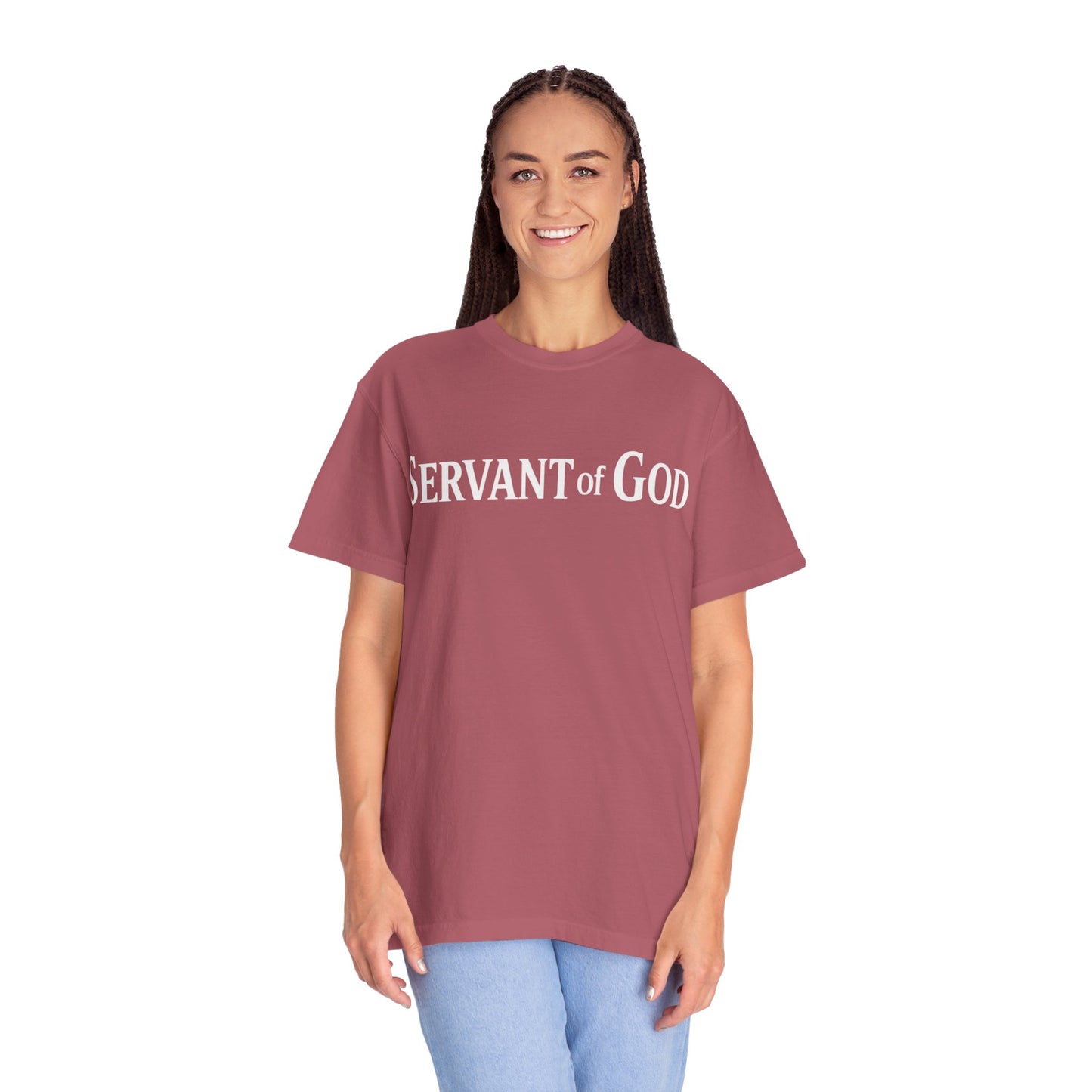 Servant of God T-Shirt — Cross & Praying Hands Faith Tee
