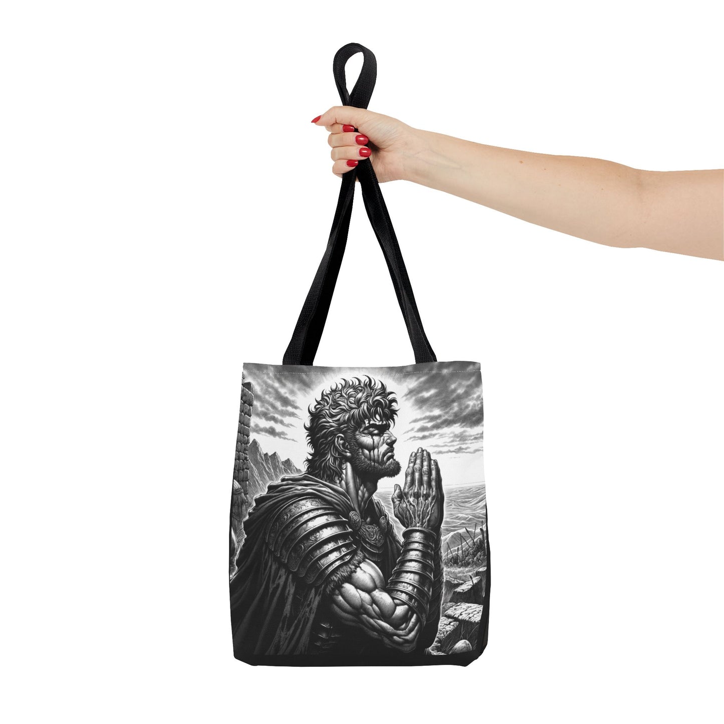 Servant of God Tote Bag | Prayer Graphic