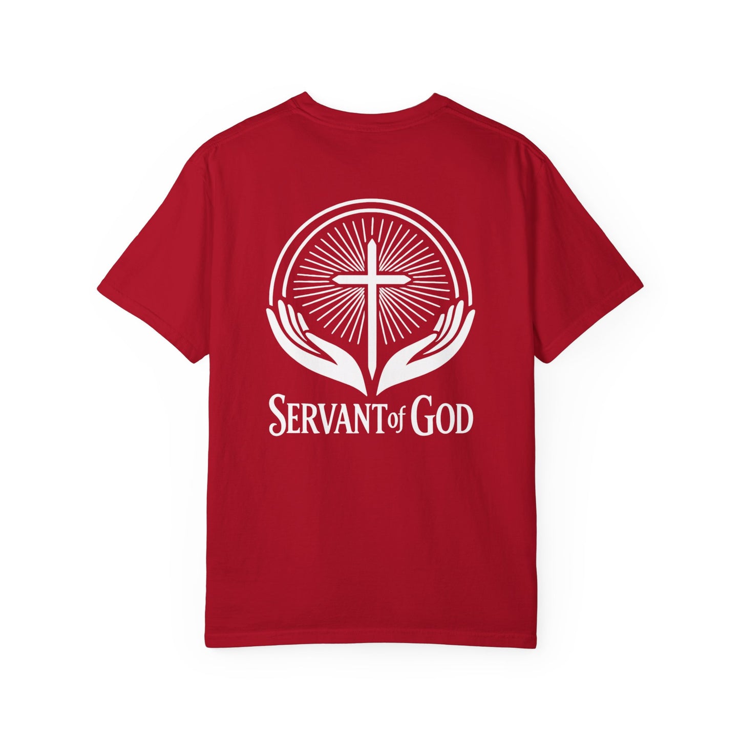 Servant of God T-Shirt — Cross & Praying Hands Faith Tee