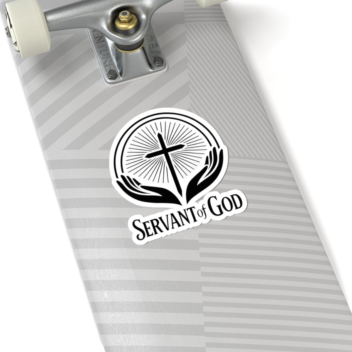 Servant of God Logo Sticker (Black)