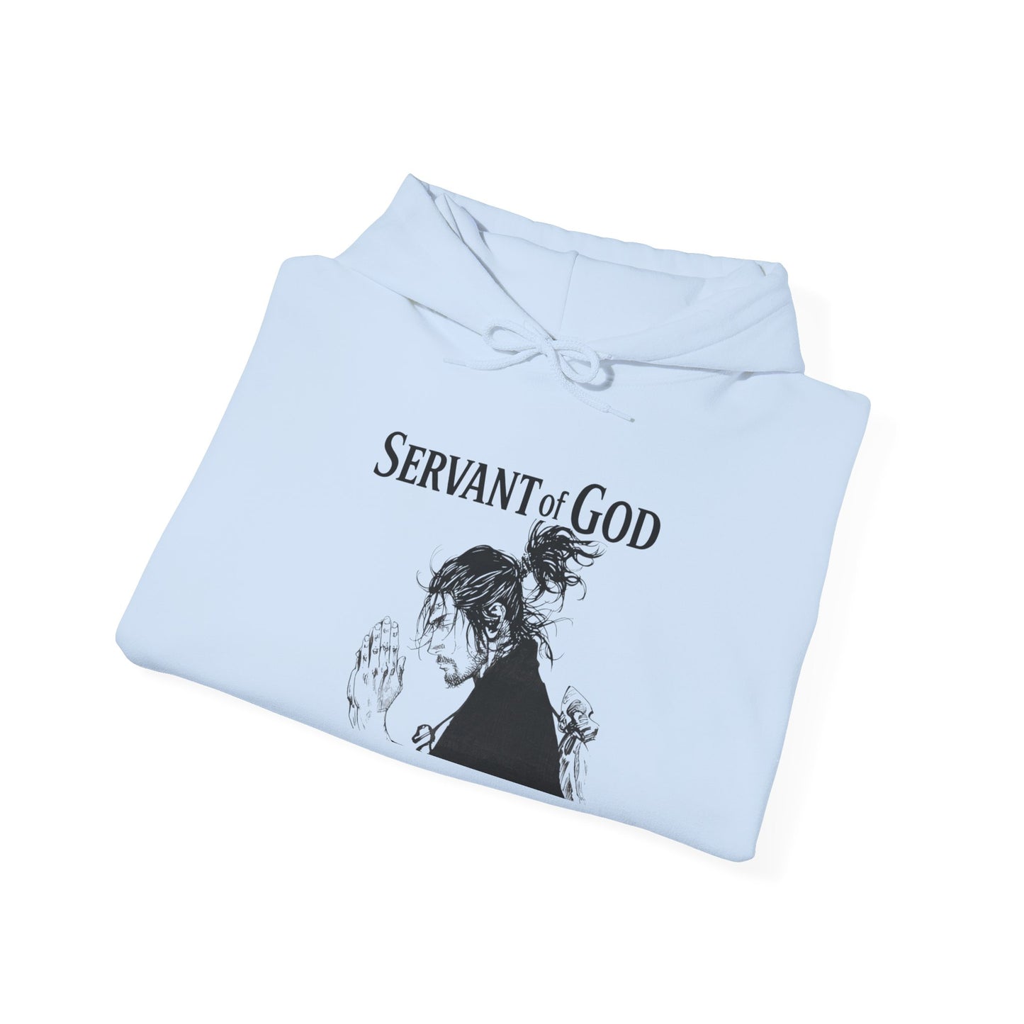 Prayer Warrior Samurai Hoodie — "Servant of God" Lord’s Prayer Design