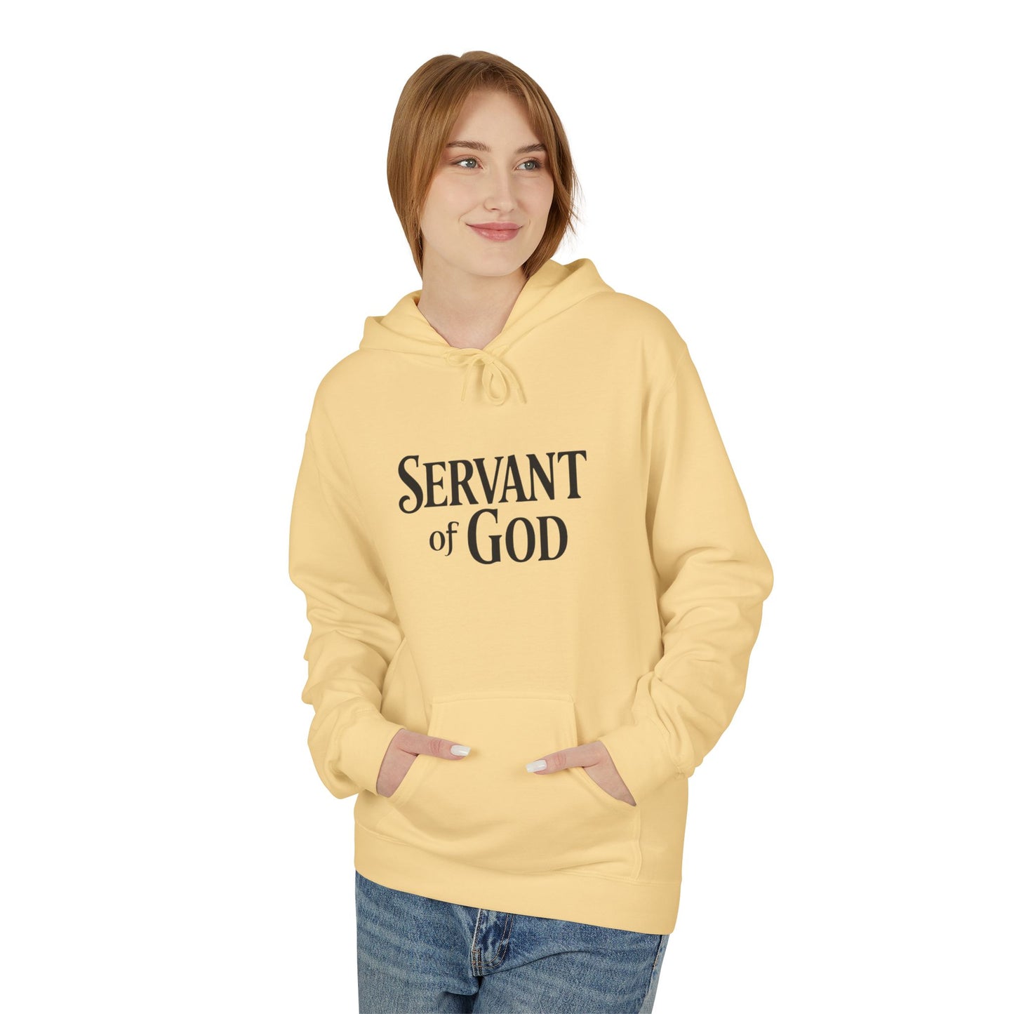 Servant of God™ Hoodie — Lord's Prayer (black text)