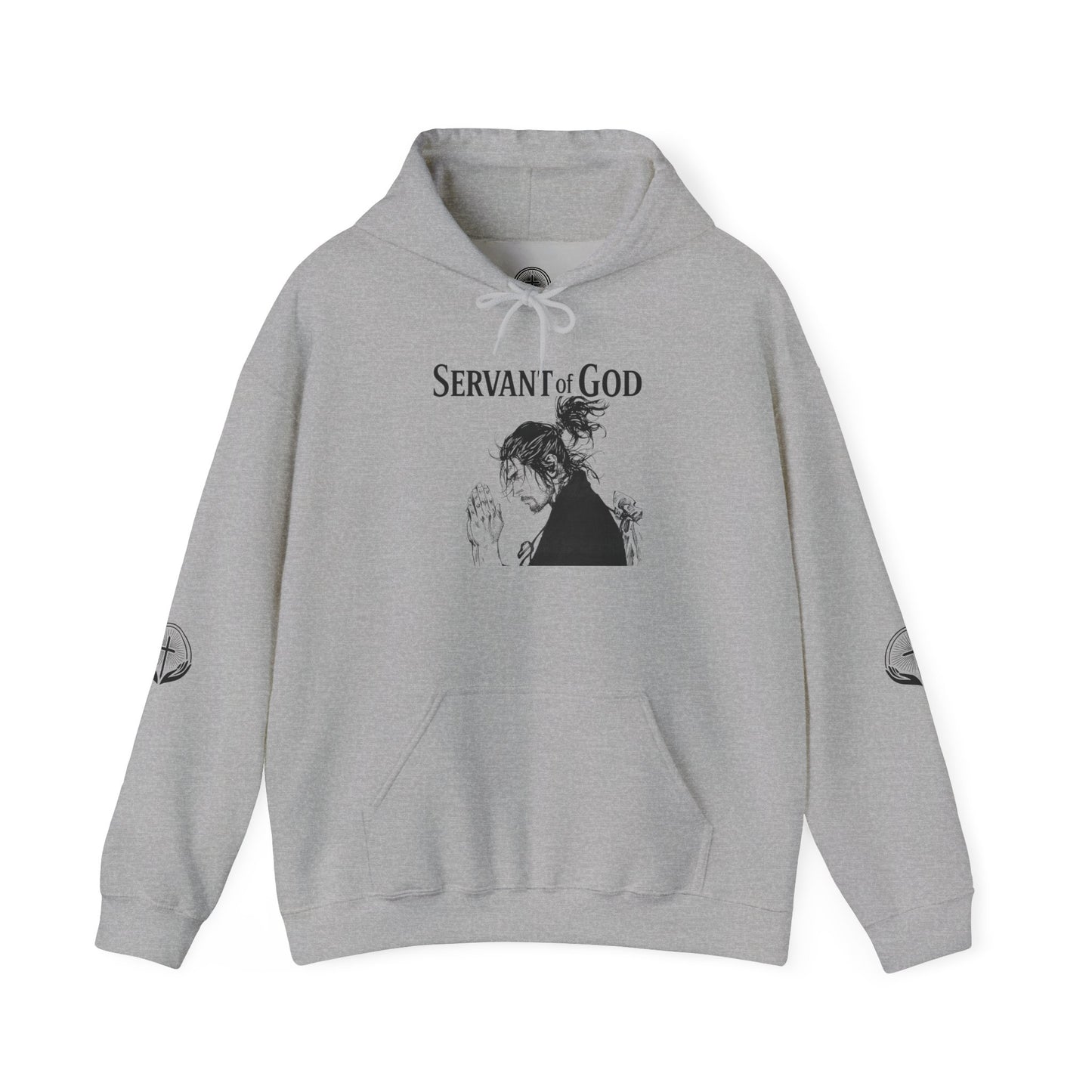 Prayer Warrior Samurai Hoodie — "Servant of God" Lord’s Prayer Design