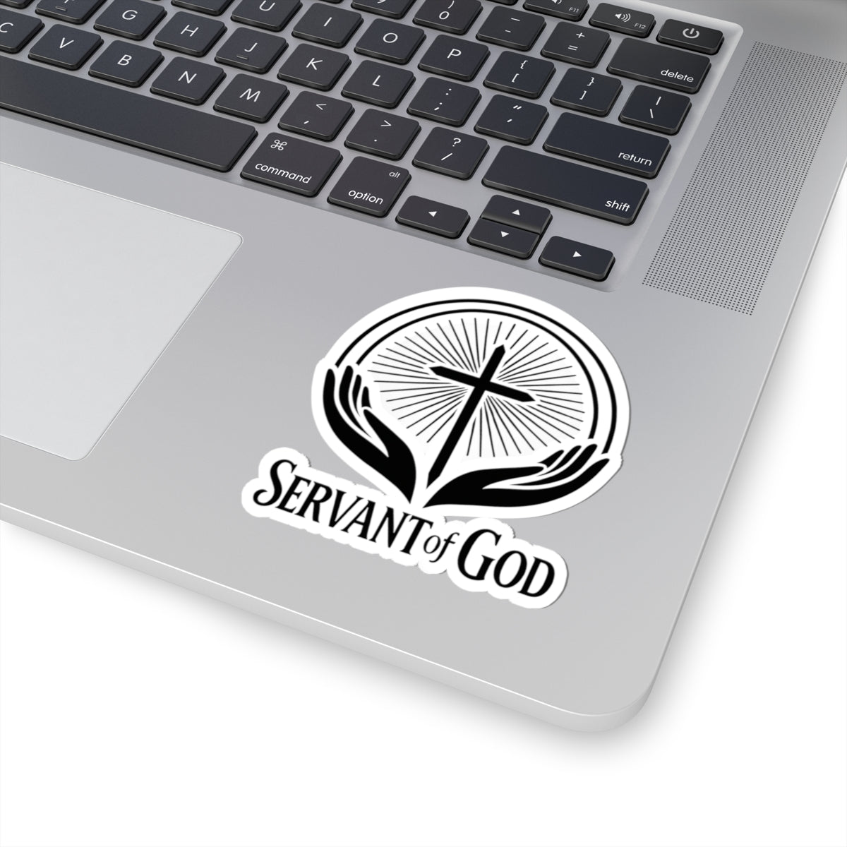 Servant of God Logo Sticker (Black)
