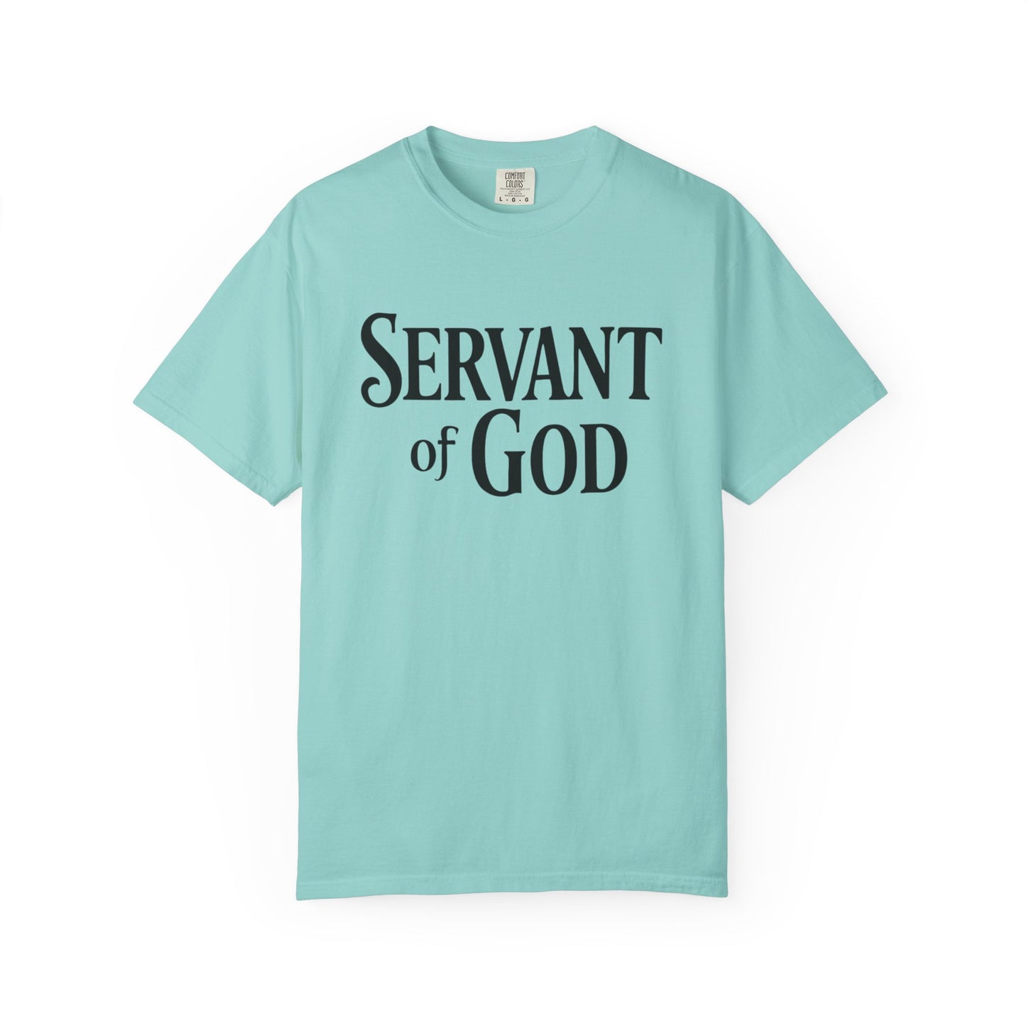 Lord’s Prayer T-Shirt — Servant of God™, Faith Tee (black text)