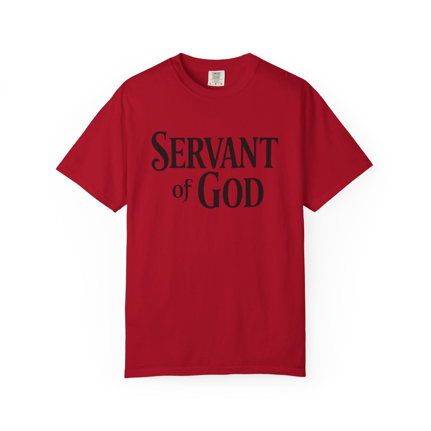 Lord’s Prayer T-Shirt — Servant of God™, Faith Tee (black text)