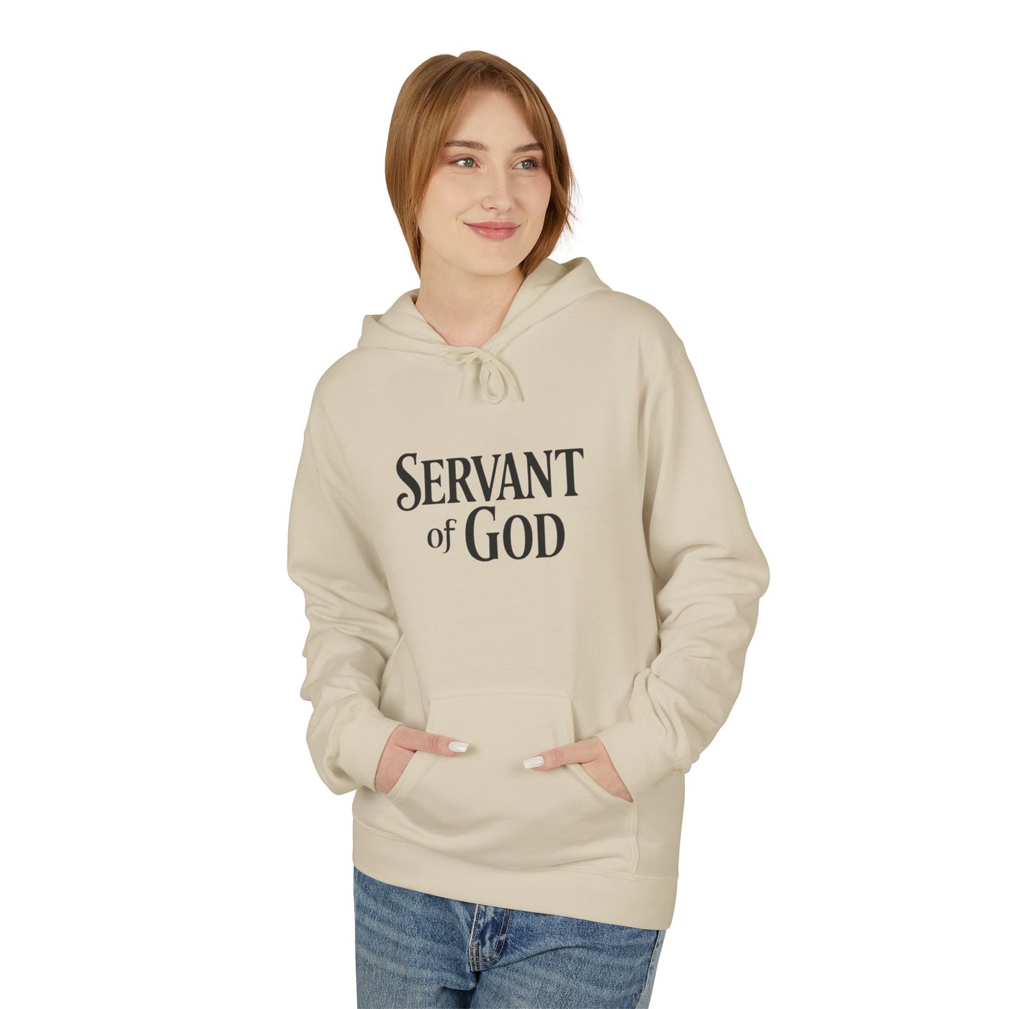 Servant of God™ Hoodie — Lord's Prayer (black text)