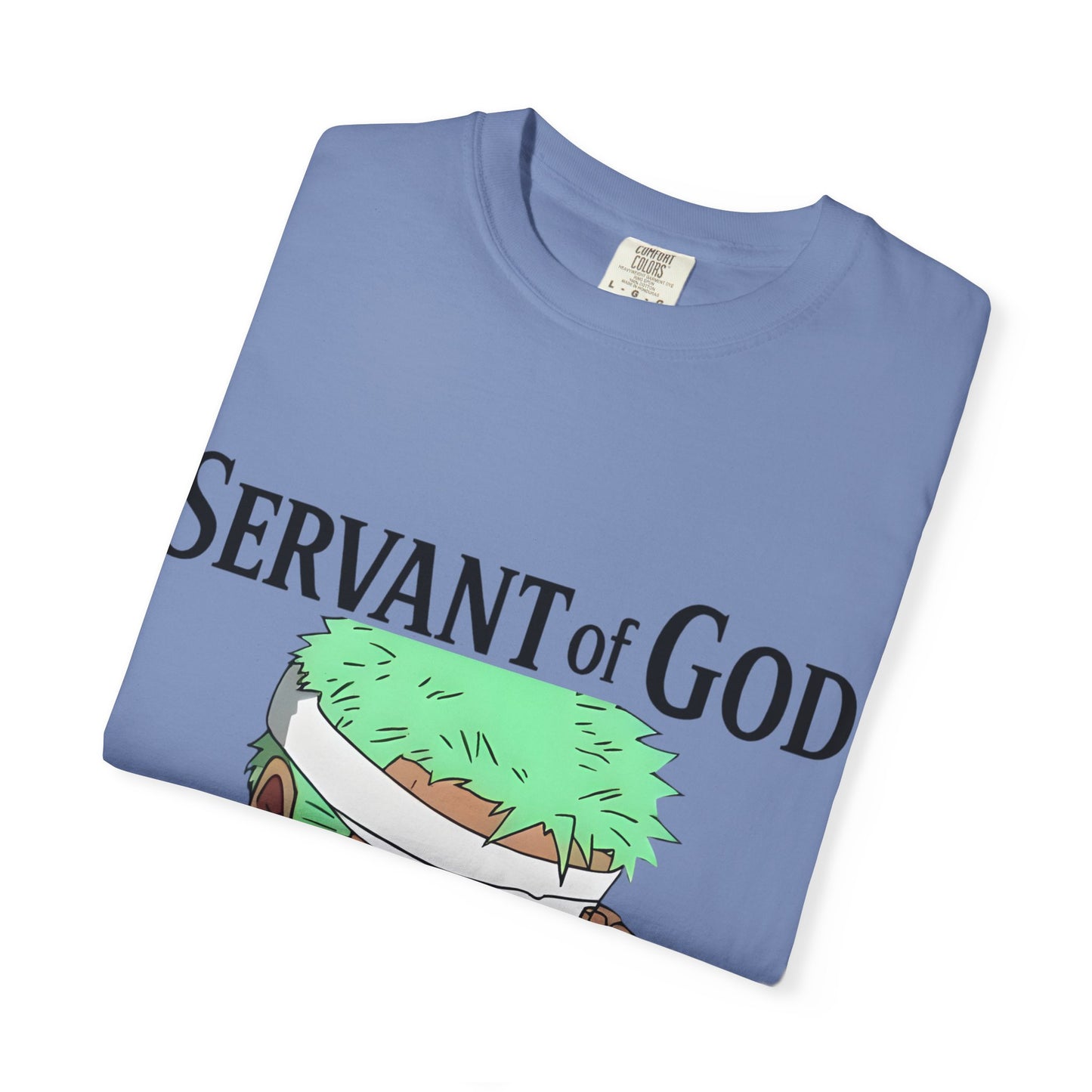Prayer Warrior Samurai Anime T-Shirt — Servant of God™ “Lord’s Prayer” Graphic