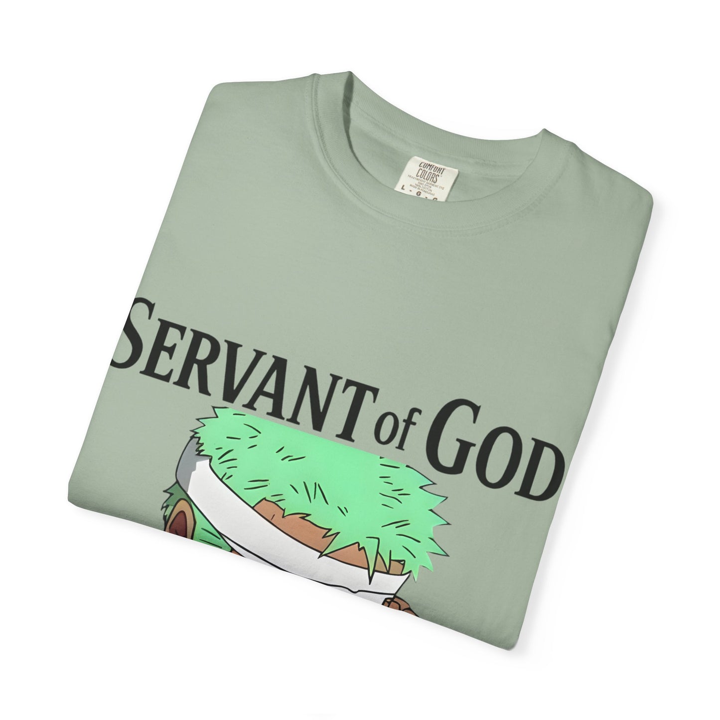 Prayer Warrior Samurai Anime T-Shirt — Servant of God™ “Lord’s Prayer” Graphic