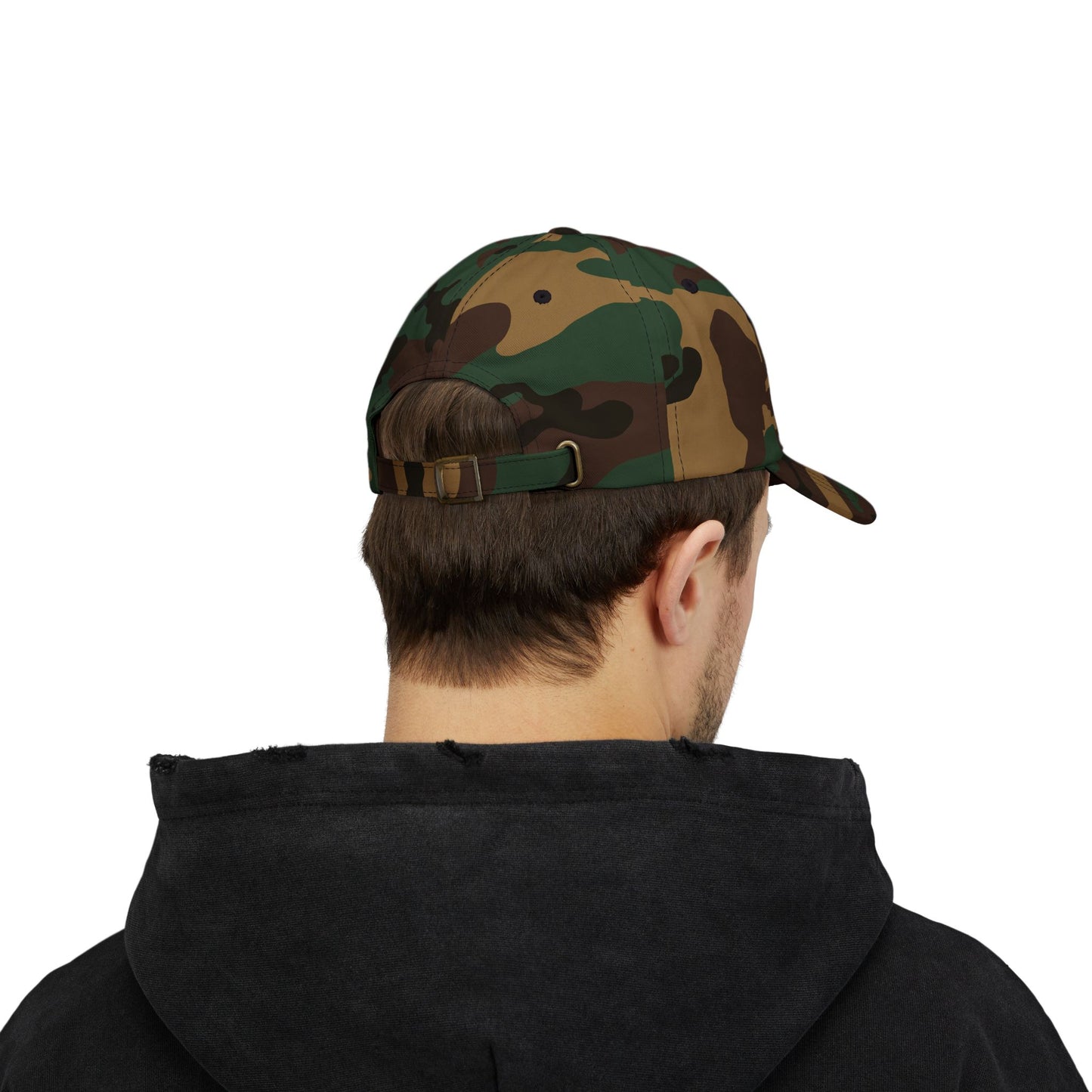 Servant of God™ Dad Cap — Minimalist Christian Embroidered Hat (white text)