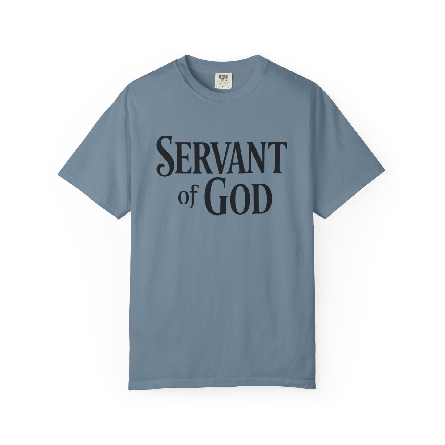 Lord’s Prayer T-Shirt — Servant of God™, Faith Tee (black text)