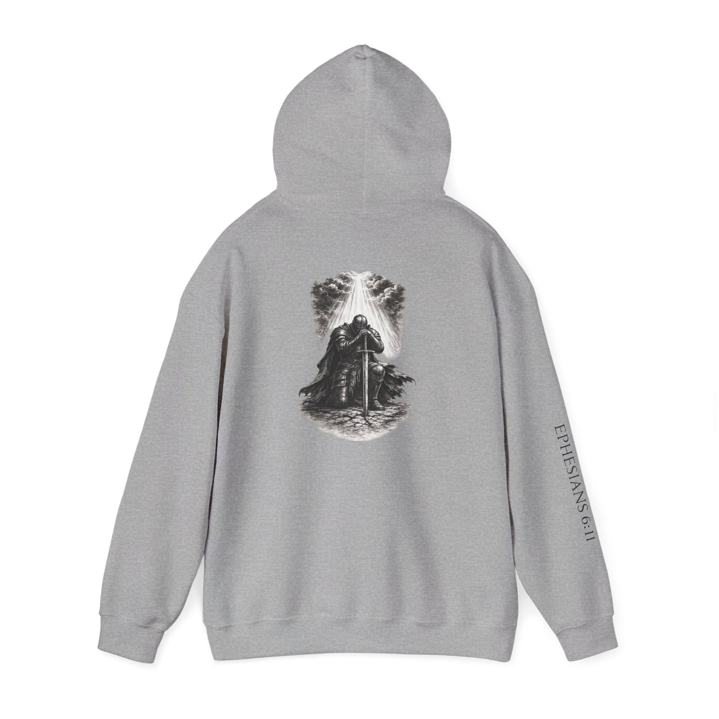Prayer Warrior Hoodie – Ephesians 6:11 Christian Streetwear | ServantOfGod
