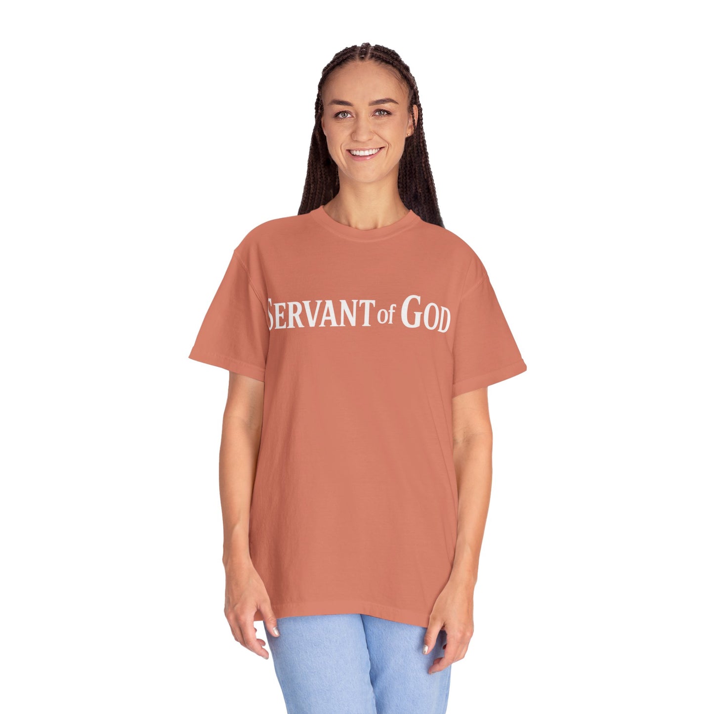 Servant of God T-Shirt — Cross & Praying Hands Faith Tee